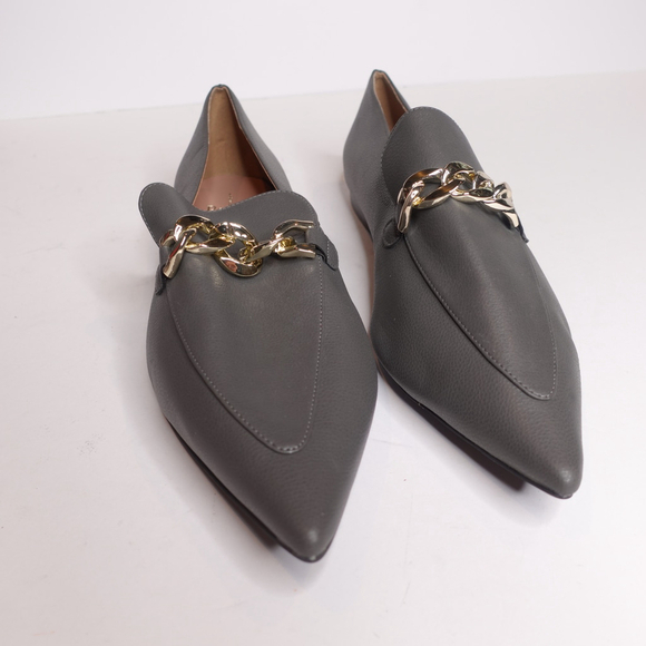 Linea Paolo Mabel L Pointed Toe Loafers Women's Size 13M Gray NEW - Picture 2 of 7